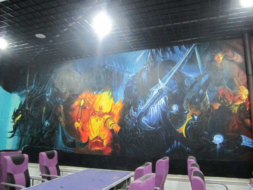 室內(nèi)墻體繪畫