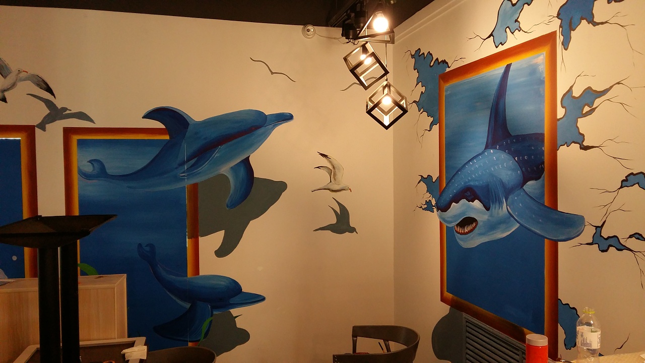 南昌墻體彩繪手繪,南昌墻上繪畫,南昌美麗鄉村墻體彩繪,南昌墻繪墻體彩繪